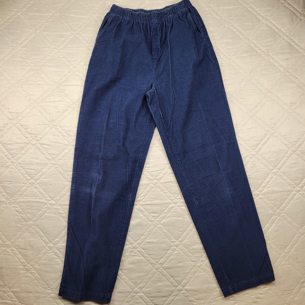 Cabin Creek 100% cotton blue corduroy pull on‎ pants size 12T